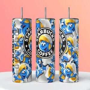 Smurfette coffee 20oz Tumbler